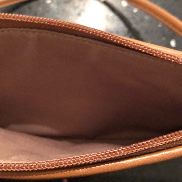 Brown Coach Fabric/Leather Wristlet - Picture 3 of 4